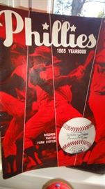 Phillies, 1965 Yearbook, Many baseball books 