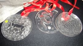 Lalique Christmas Ornaments