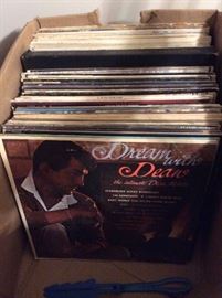 Vinyl albums, mostly classic country
