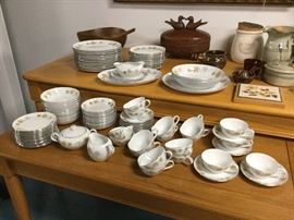“LOVELY” China set.  Japan. Gayle pattern