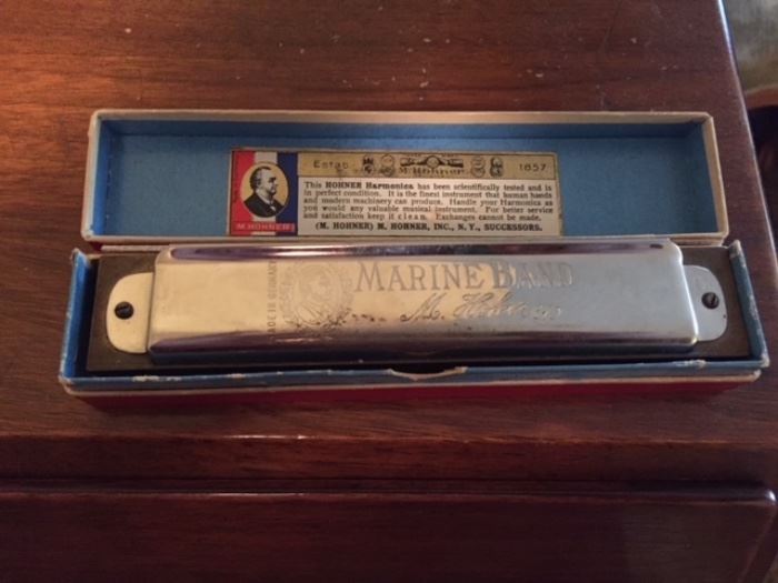 Hohner Marine Band Harmonica With Original Box.