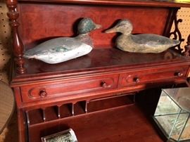 Wooden Duck Decoys.
