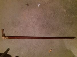 Full View of Bone Handled Cane.