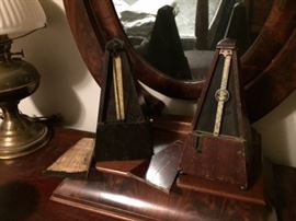 Pair of Antique Metronomes.