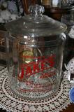 Vintage Glass Candy Shop Jars