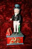 Uncle Sam Cast Iron Coin Bank