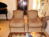 Hand detailed chairs reupholstered in fine premium leather