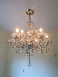  Marano glass crystal chandelier $700