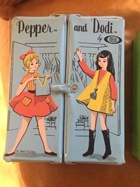 Pepper and Dodi  vantage dolls and clothes and accessories