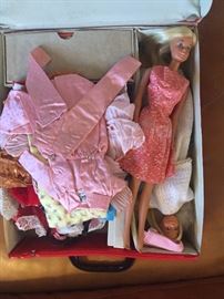  Ventage Barbie Dolls and clothing