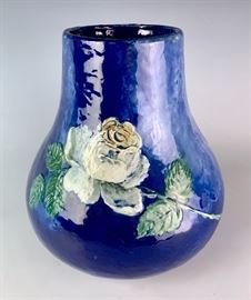 T.J.Wheatley pottery vase C.1880