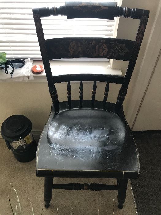 Hitchcock chair signed $115