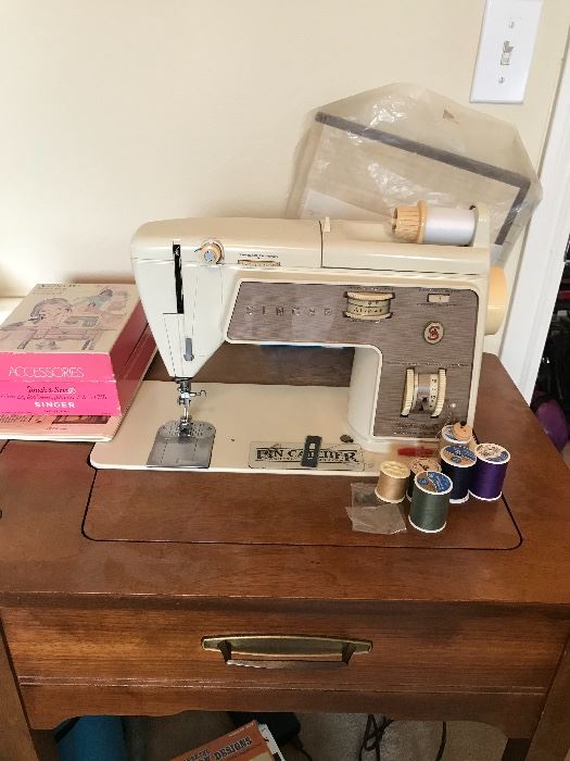 Singer sewing machine table $150