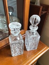 Crystal Decanters As-is $15 ea