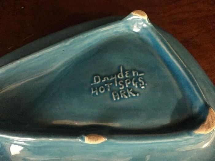 One of many Dryden pottery pieces