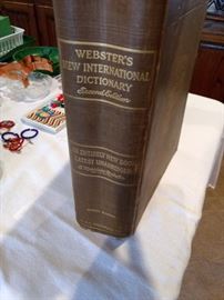 1935 Webster's New International Dictionary
Second Edition
 India Paper