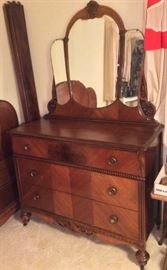 Vintage dresser with mirror