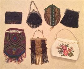 Vintage beaded purses