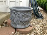 Decorative cement pot