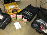 Complete with all tools high quality heat gun and paint stripping system