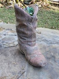 Big boot planter