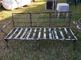 Metal couch frame...great restoration project