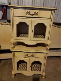 French Provincial bedside table 