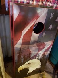 Old Glory corn-hole set (complete)