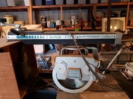 DeWalt radial arm saw (7730)