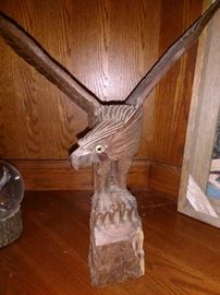 Eagles fly high here...