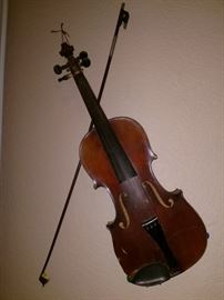 Old violin...needs a few strings, oil, and TLC but SO cool!