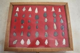 Lifetime Collection North Carolina Arrowheads. All found in Western North Carolina.