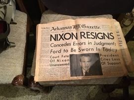 Vintage newspaper
