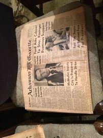 Vintage newspaper