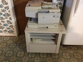 Copy machine, stand and accessories