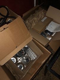 Many new boxes landscape lights