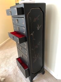 Asian inspired Jewelry Armoire