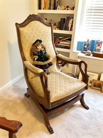 Vintage Gooseneck Chair