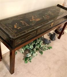 Drexel Asian Style Library Table El Cetera