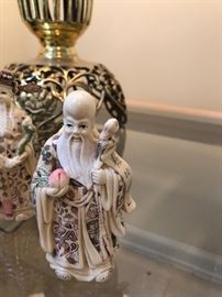 Oriental Elder Wise Figurines