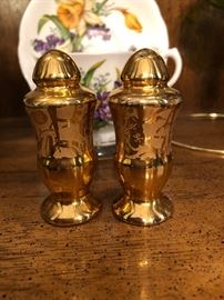 Hand Painted Pickard S&P Shakers