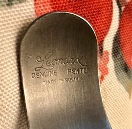 Leonard Genuine Pewter