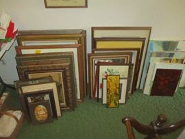FRAMES AND ARTWORK