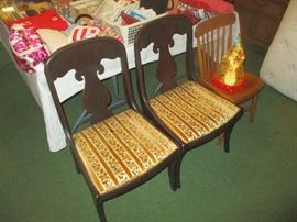 PAIR OF CHAIRS