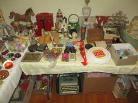 HOUSEHOLD ITEMS AND TYPEWRITER