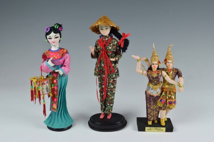 (3) Dolls, Thai & Taiwan