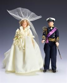 LH&H Co. Prince Charles Diana Wedding Dolls