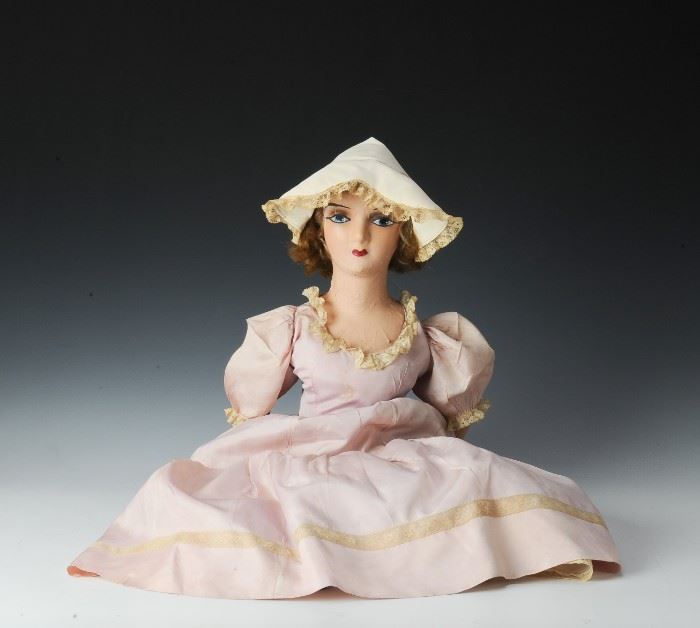 Composition Boudoir Doll with Cloth Body