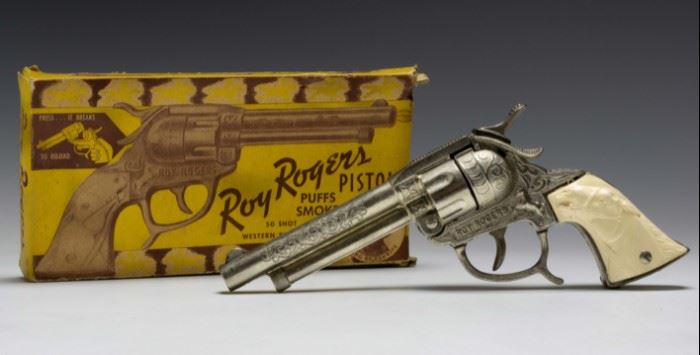 Boxed Roy Rogers Cap Gun by Leslie Henry