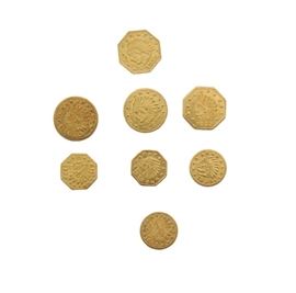 14K Gold Jewelers Souvenir California Gold Coins
